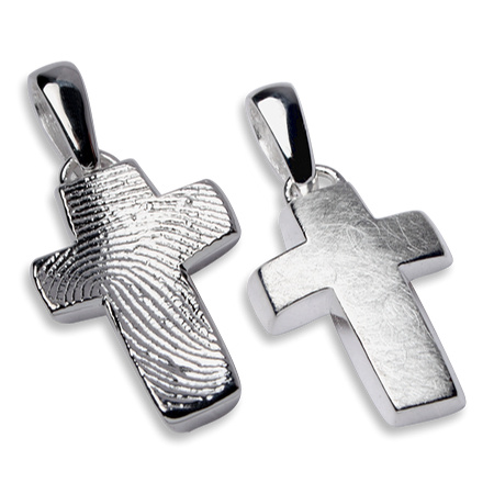 Kreuz klein Weissgold